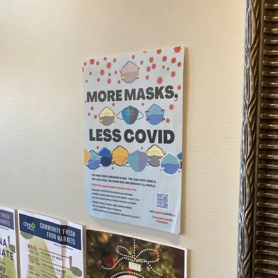 More Masks, Less COVID (coffeeshop view)