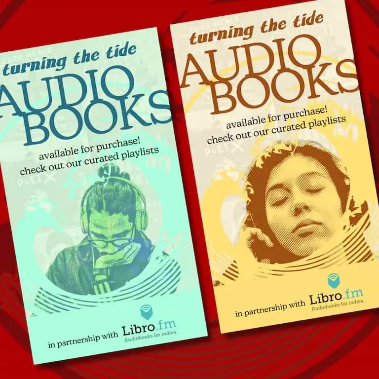Turning the Tide Audiobooks ad design