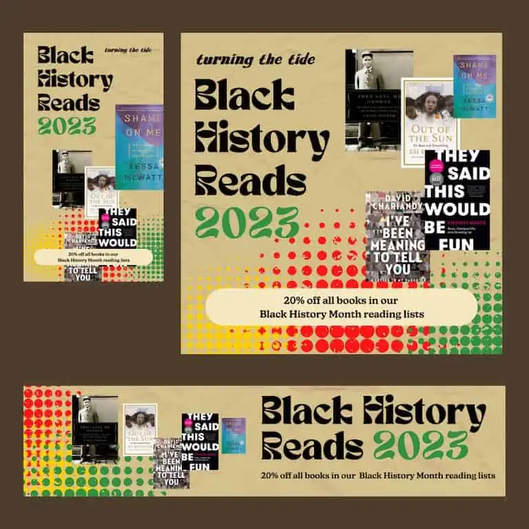 Turning the Tide, Black History Month Reads 2023