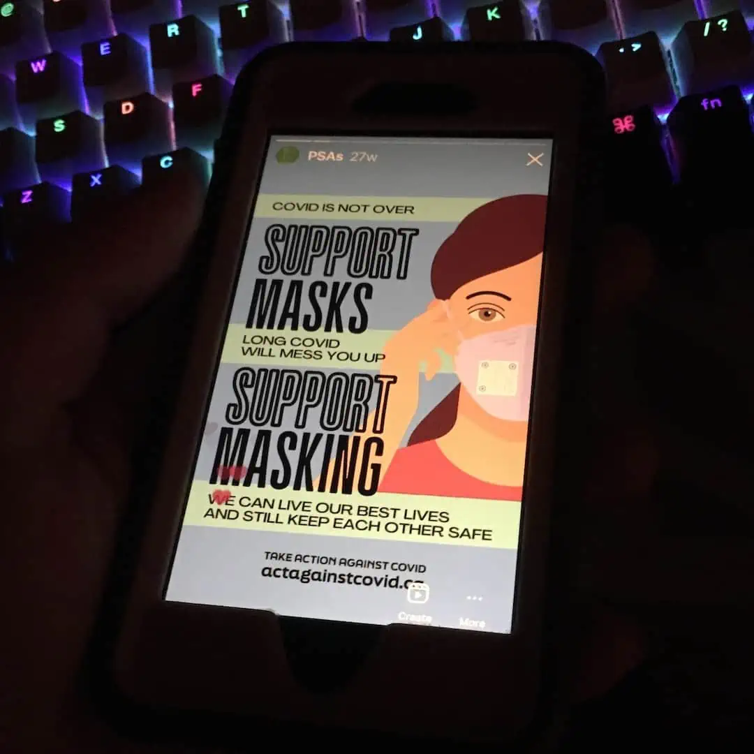 Support Masking Support Masks, Instagram Story